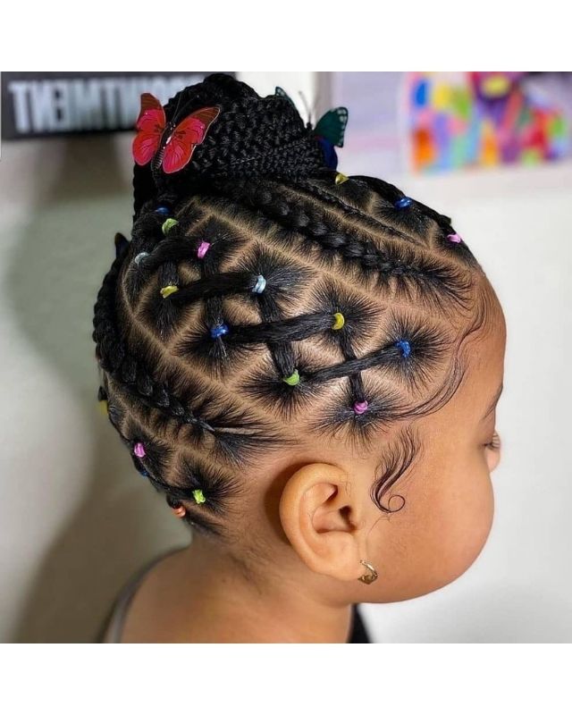 Box Braid Hairstyles for Black Women. Short, medium, long knotless box braids hairstyles gallery. How to do box braids... & Girls black braided hairstyles for girls kids school protective styles