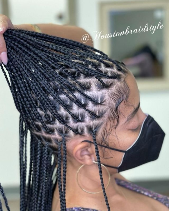 Box braid hairstyles for black women protective styles for natural hair braids. latest hairstyle wedding hairstyles easy, quick. Updo medium length to short hair, elegant knotless box braids