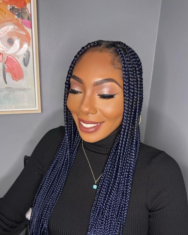 Box Braid Hairstyles for Black Women & Girls. Short, medium, long knotless box braids hairstyles gallery. How to do box braids...