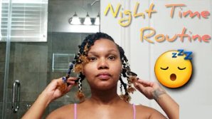 night routine for 4c natural hair nhp