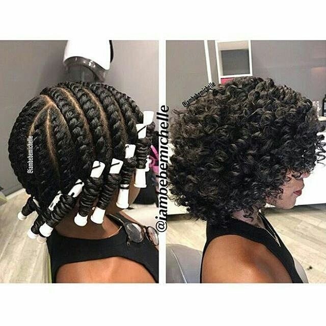 PERM ROD SET On Natural HAIR