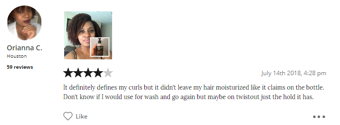 best TGIN Curl bomb gel on 4C hair reviews