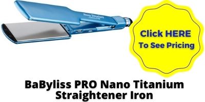 Titanium Flat Iron BaByliss PRO Nano Titanium Straightener Iron NHP Approved