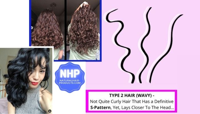type 2 Hair natural wavy hair